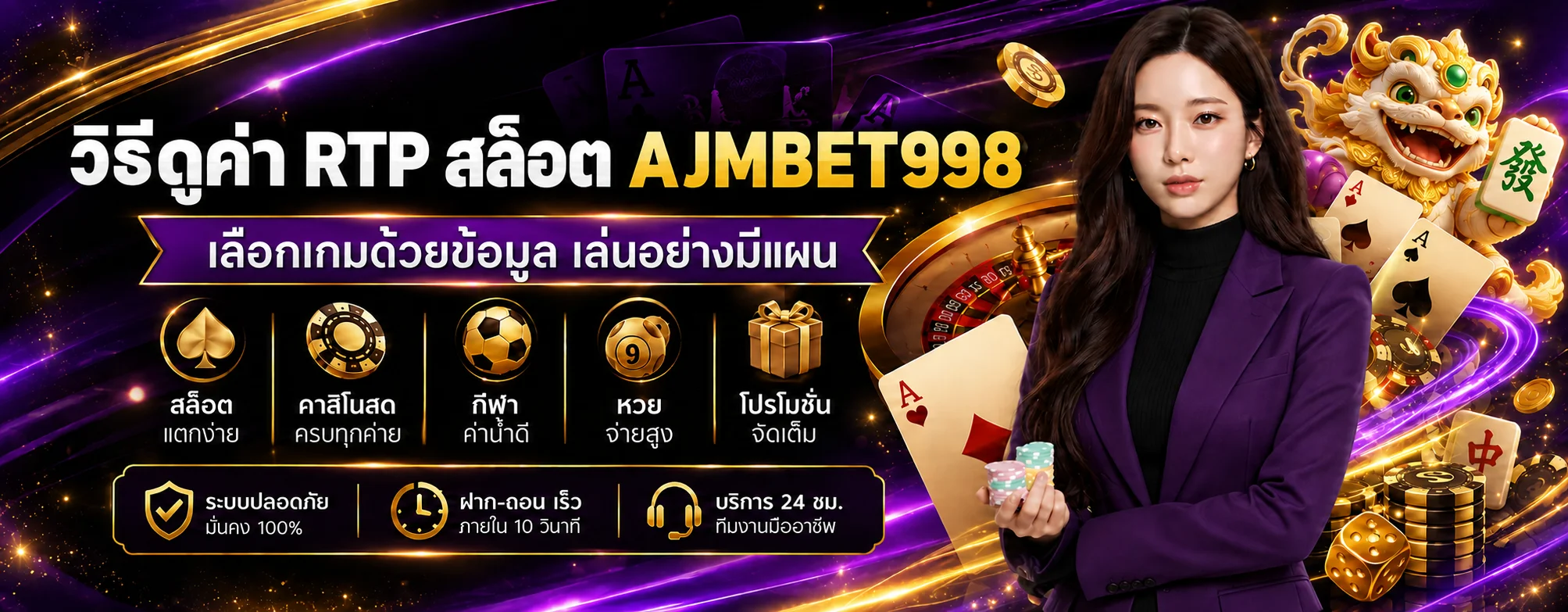 AJMBET998 วิธีดูค่า RTP สล็อตและความผันผวน